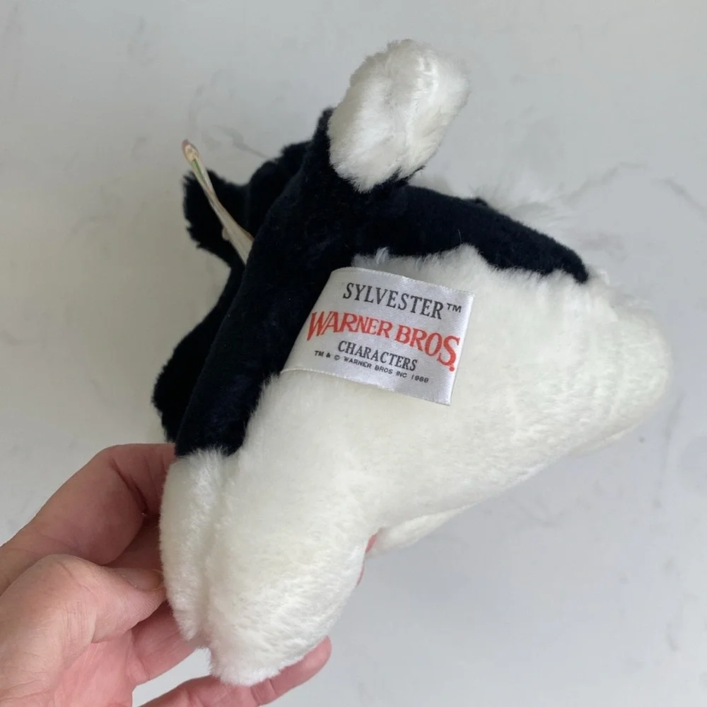 Warner brothers & Mighty Star Sylvester Junior 1988 Vintage Jr. Plush Toy - Picture 5 of 7